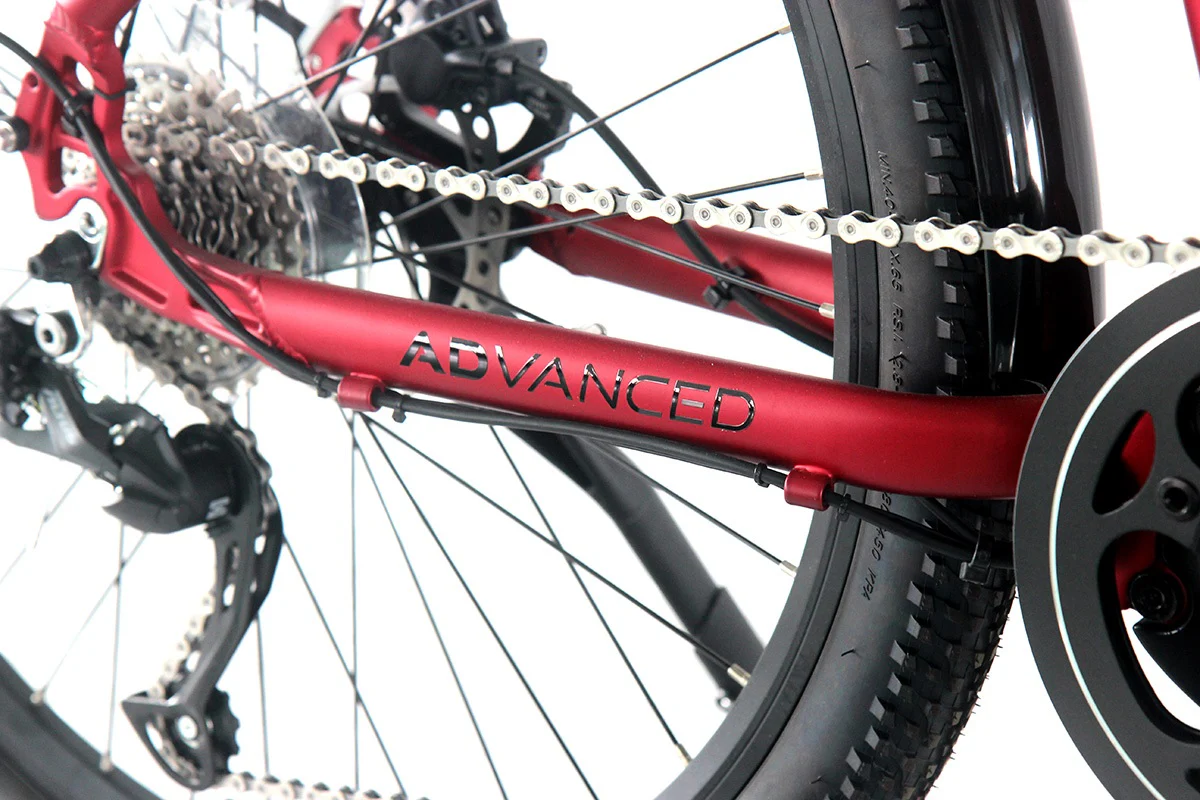 E-Rider Xtrail Advanced Electric Bike 504wh Battery Matt Red - Image 3