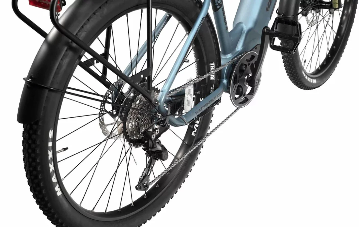 Watt Wheels Bighorn S Electric Bike 672wh Battery Blue - Image 4